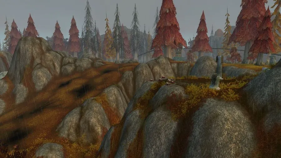 Derselbe Grat nach Cataclysm.