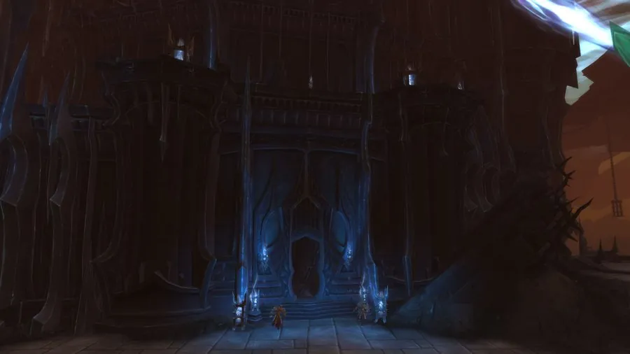 The rune puzzle above the Altar of Domination.