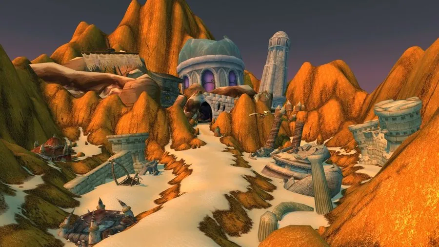 The entrance to the Caverns of Time in Tanaris.