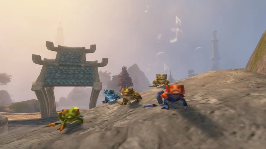 The frog choir on Zephras Isle.
