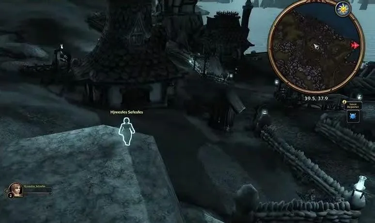 Gilneas, reached as a ghost.