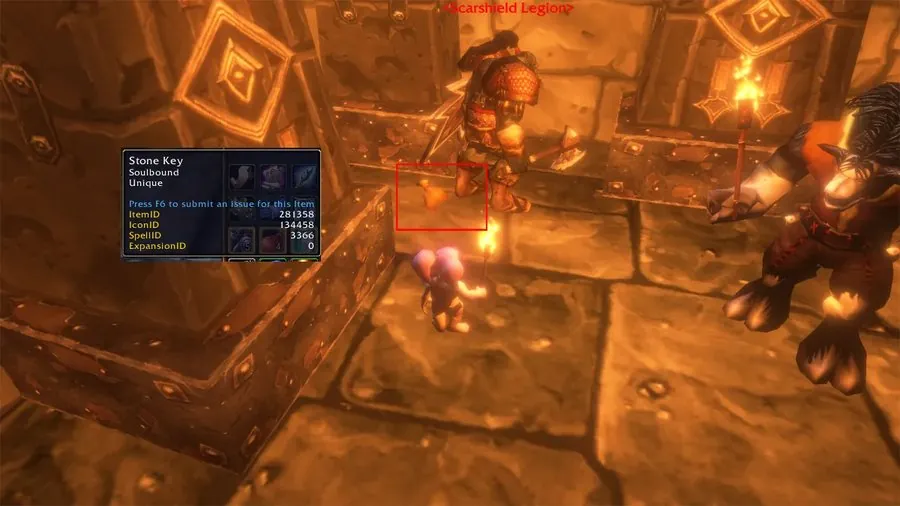 The Stone Key, taken from the satchel in Blackrock Mountain.