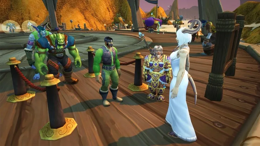 The anniversary celebration in Tanaris.