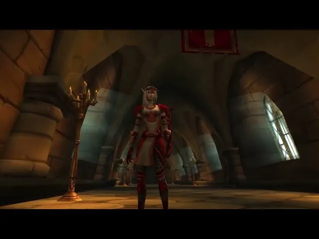 The Scarlet Crusade set in the old Scarlet Monastery armory.
