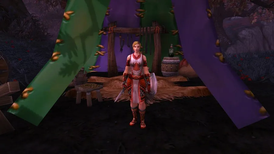 The Scarlet Quartermaster at the Darkmoon Faire.