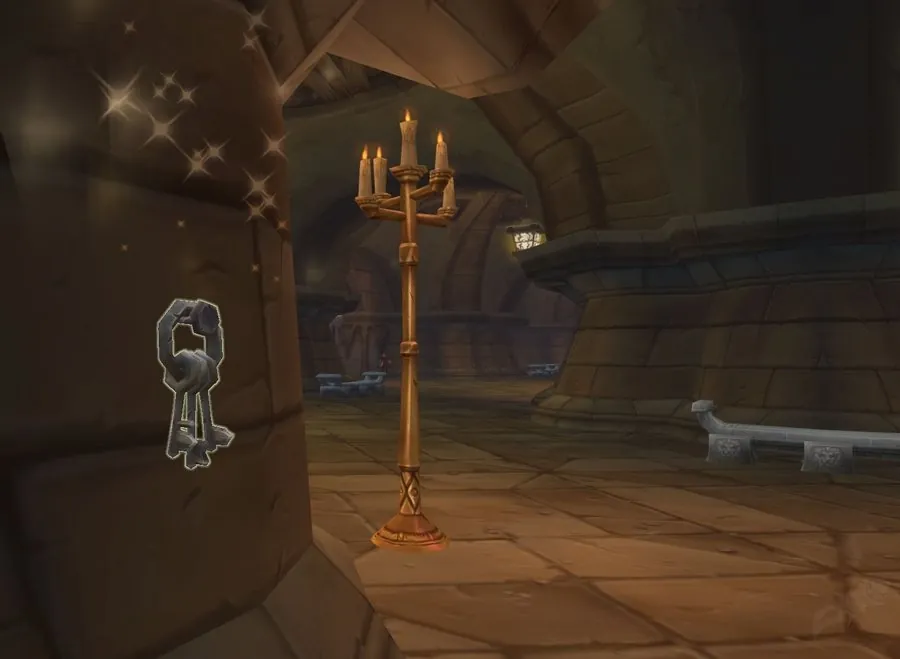 The Old Keyring in the Scarlet Monastery entrance hall.
