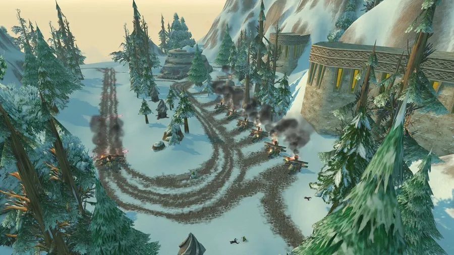The Ironforge Airfield as it looks since Cataclysm.