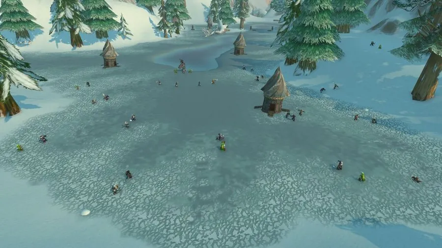 Dark Iron invaders on the airfield.