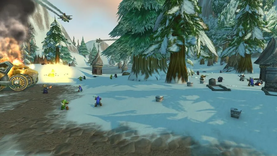Fighting the Dark Iron dwarves.
