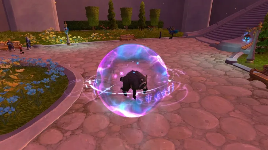 The Ensorcelled Cryptid, J'imothy's arcane prison.