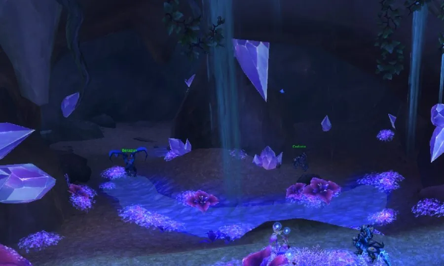 The entrance to Leyhollow Cave.