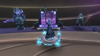 Members of the Cabal of the Mind-Seekers among the holograms.