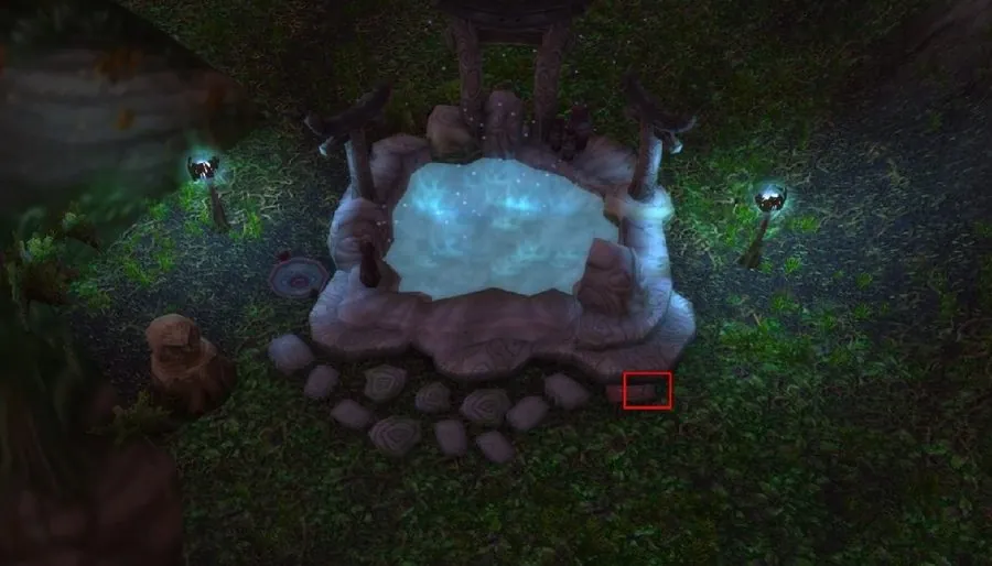 The page by the moonwell.