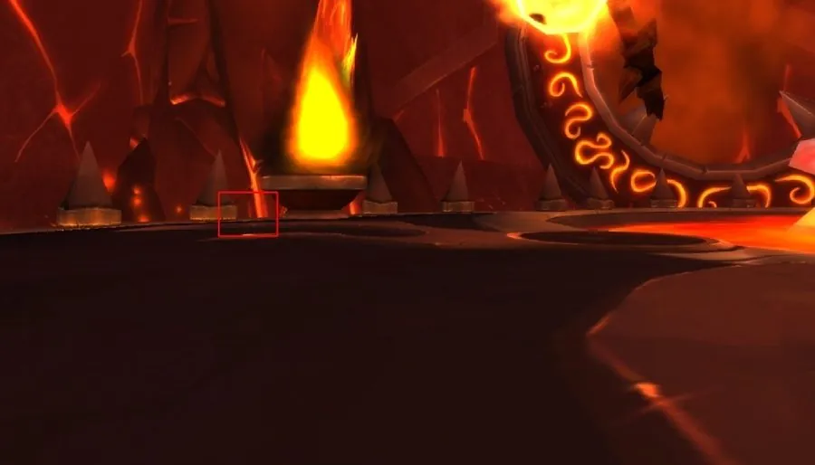 The page by the brazier on Ragnaros' platform.