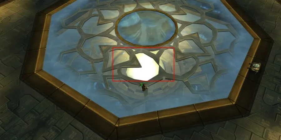 The Stellar Refraction Device on the lower level.