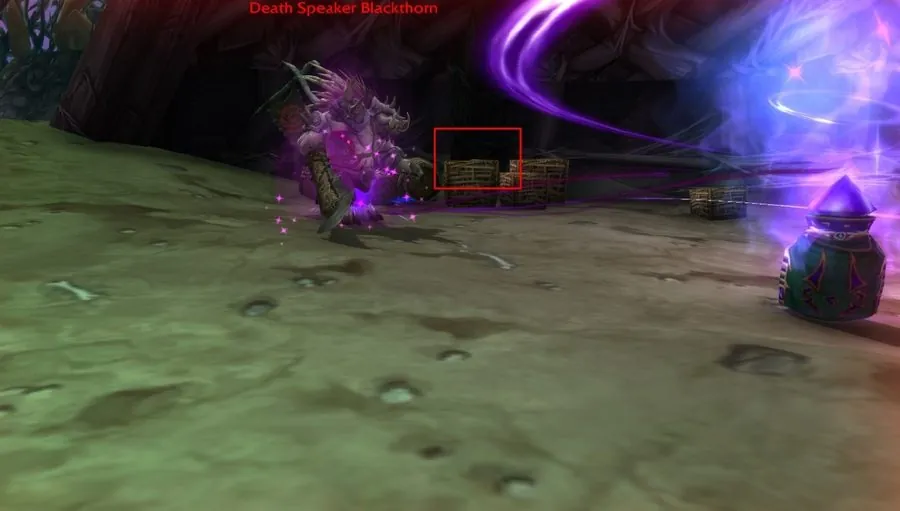 The fourth letter in Razorfen Downs.