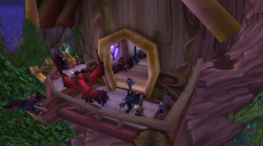 The way into the shrine.