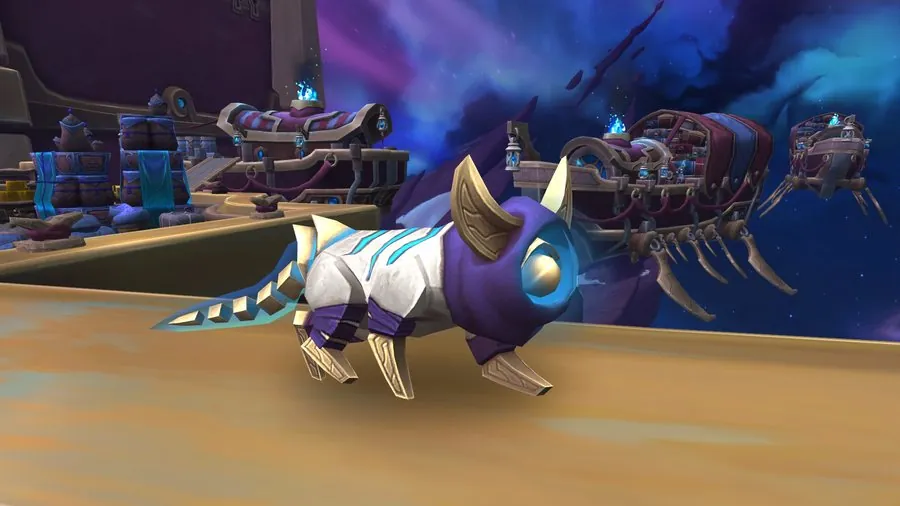 The Unfazed Diver, a purrkin companion.
