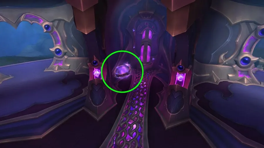 The Specimen Container inside Manaforge: Arcvein.