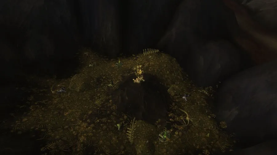 The Bone Effigy in the Scavenger's Boneyard.
