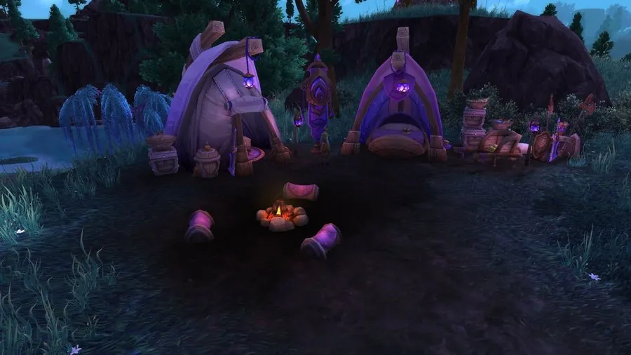 The flower crown in Shadowmoon Valley.