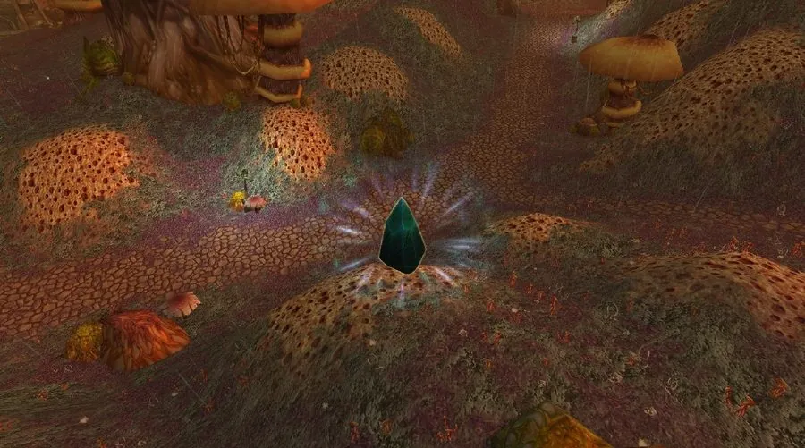 The crystal portal to old Naxxramas.