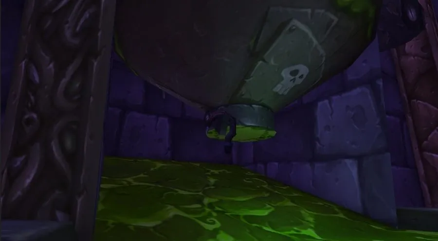 The Construct's Hook by the slime vat.