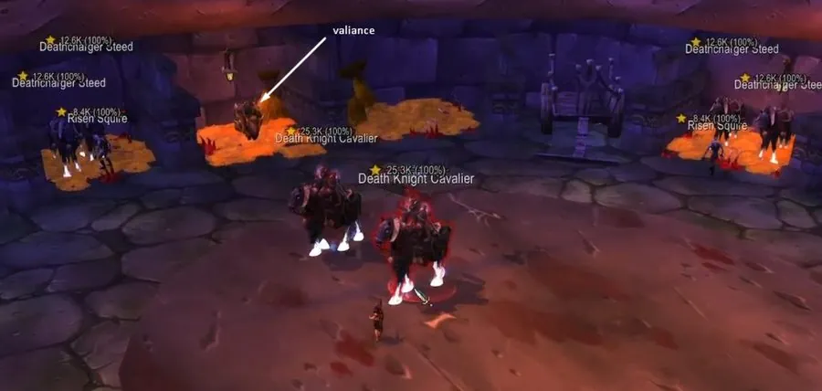 Valiance in the stables.