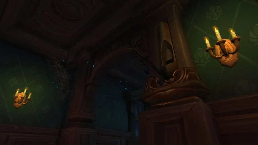 A small wall organ with drust sparks.
