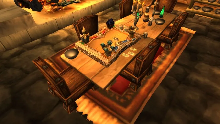 The Hearthstone board in the Lion's Pride Inn.