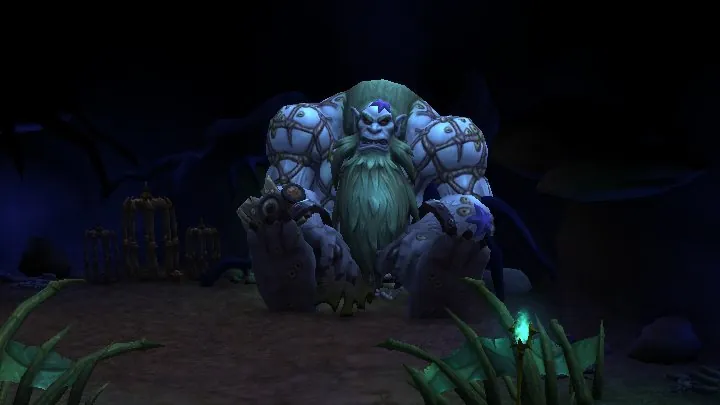 Golk the Rumble in his cave.