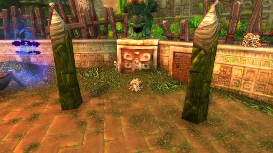 The Offering of Blood tribute pile.