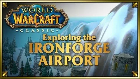 Exploring the Ironforge Airport in WoW Classic