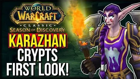 Karazhan Crypts first look, Season of Discovery Phase 7
